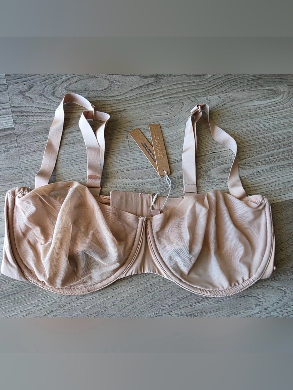 Skims Women's No Show Molded Unlined Balconette Bra Clay Size 38DD NWT - Picture 6 of 9